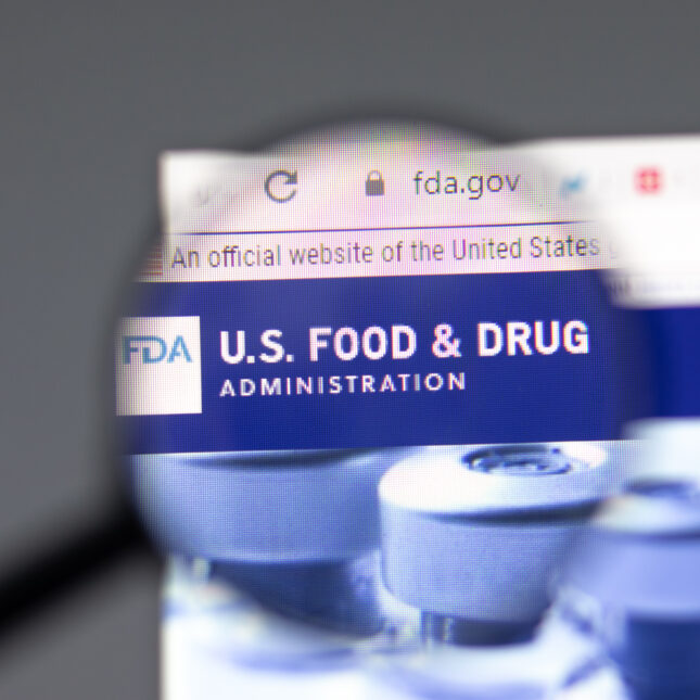 Photo illustration of the FDA US Food and Drug website. -- health policy coverage from STAT